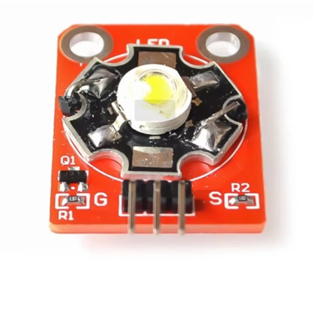 10 pz/lotto 5 V DC 3 W modulo LED ad alta potenza Bianco/Rosso/Blu/Verde/Viola/Giallo Modulo Colore Della Luce