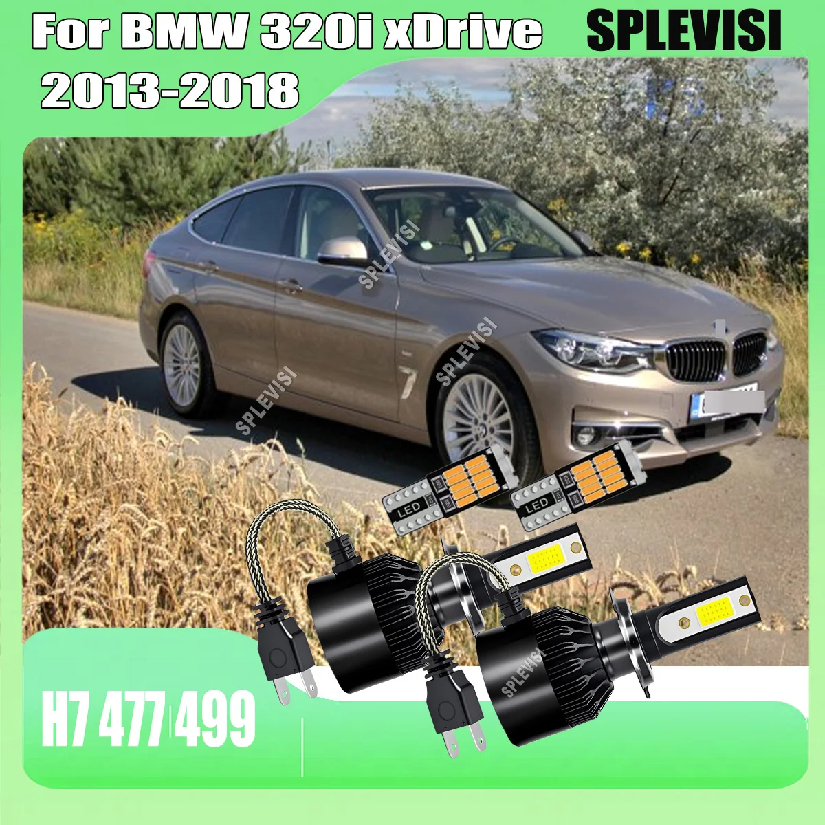 

Светодиодная лампа для фар H7 60W 6000LM, высокая яркость и точность, разработана для BMW 320i xDrive 2013-2018