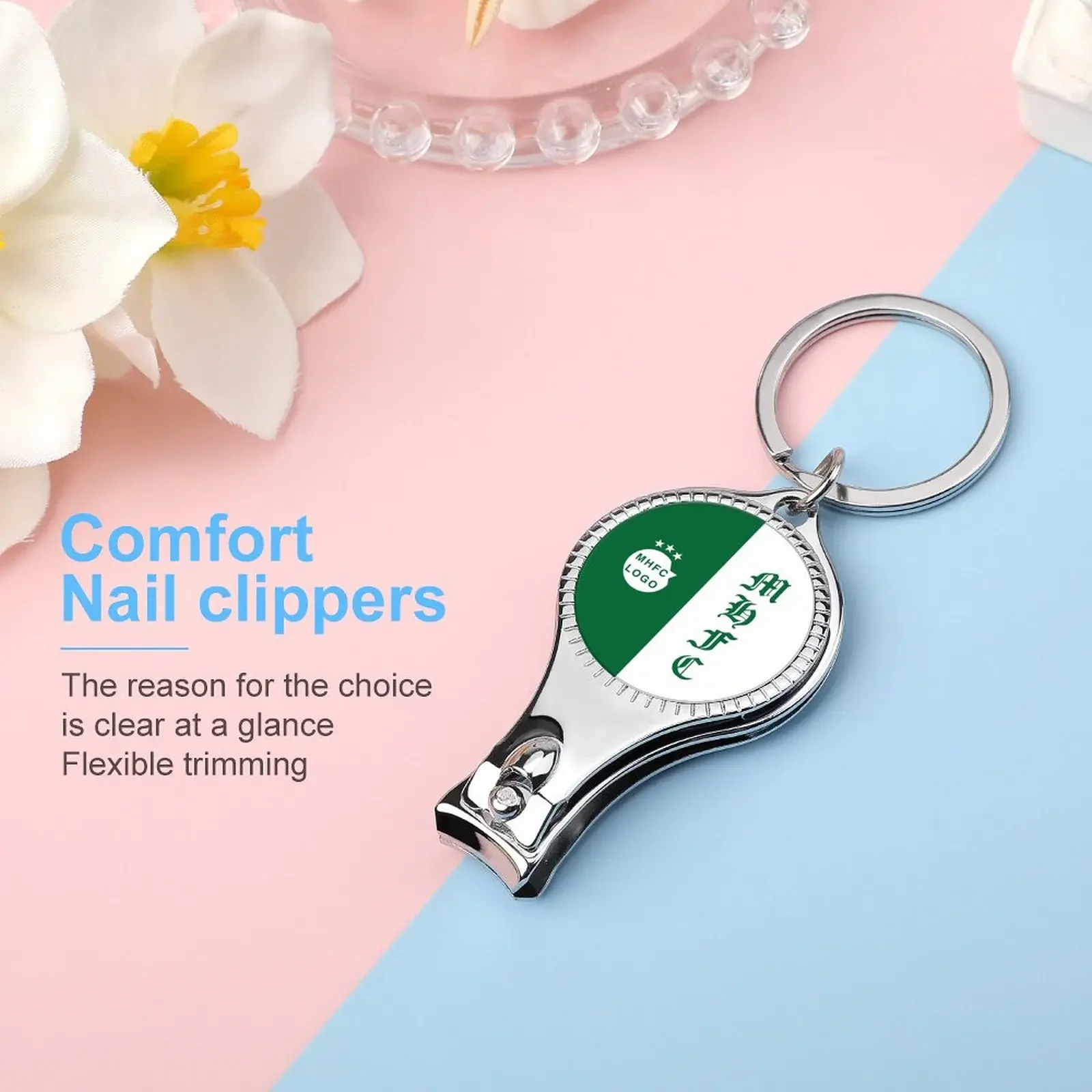 Israel Maccabi Haifa F.C MHFC Nail Clippers Detachable Design Nail Clippers Stainless Steel Manicure Tools