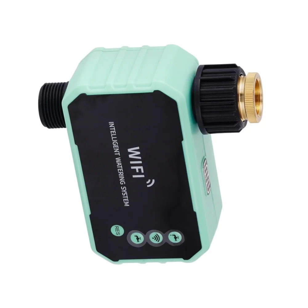 Solar WIFI Timer Automatic Watering System Remote Control Rain Sensor Smart Solar Water Timer Garden Watering Irrigation Smart