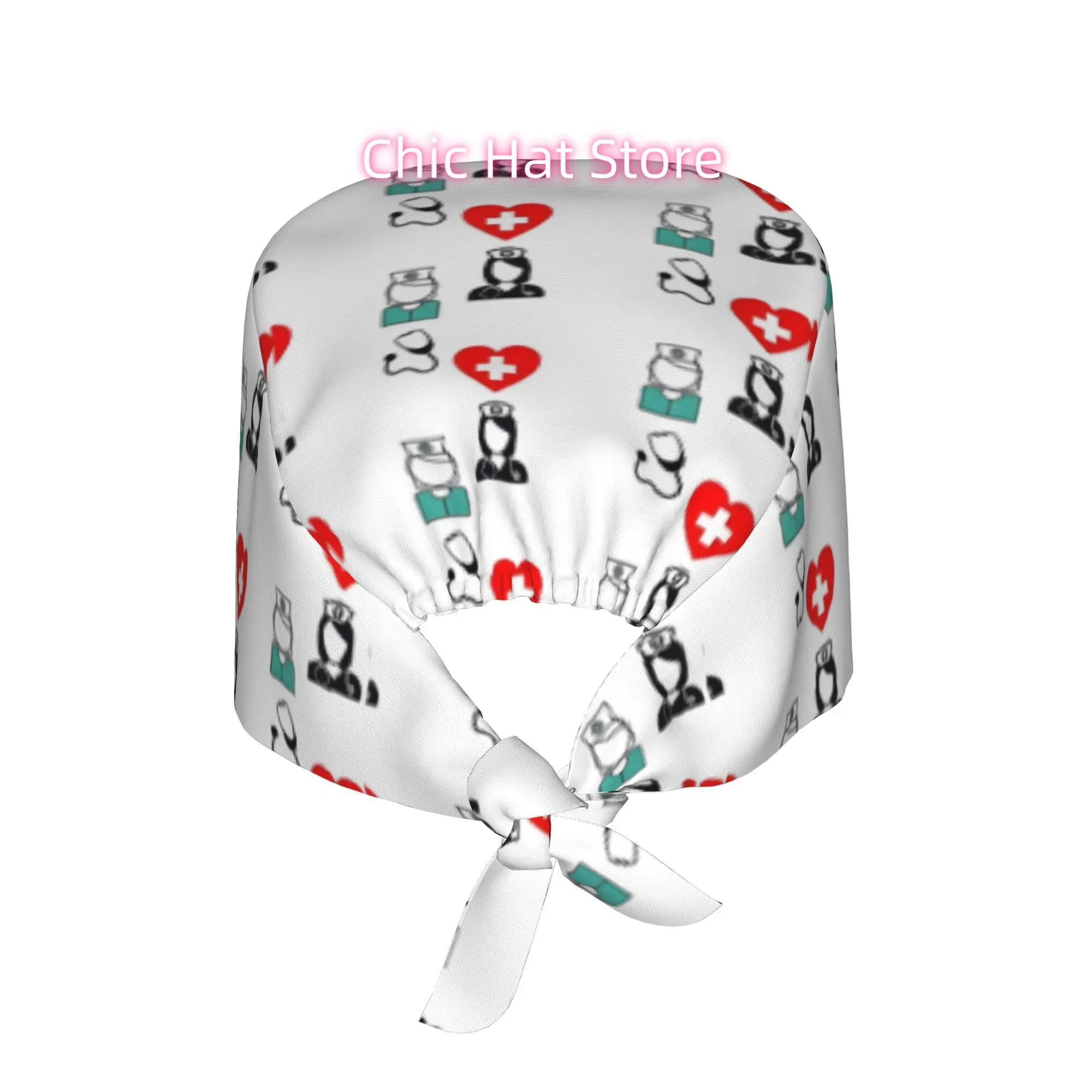 Lightweight Adjustable Dustproof Medical Work Cap Suitable for Chefs, Nurses, Engineers - Unisex Hygienic Chef Hat with Color-Co