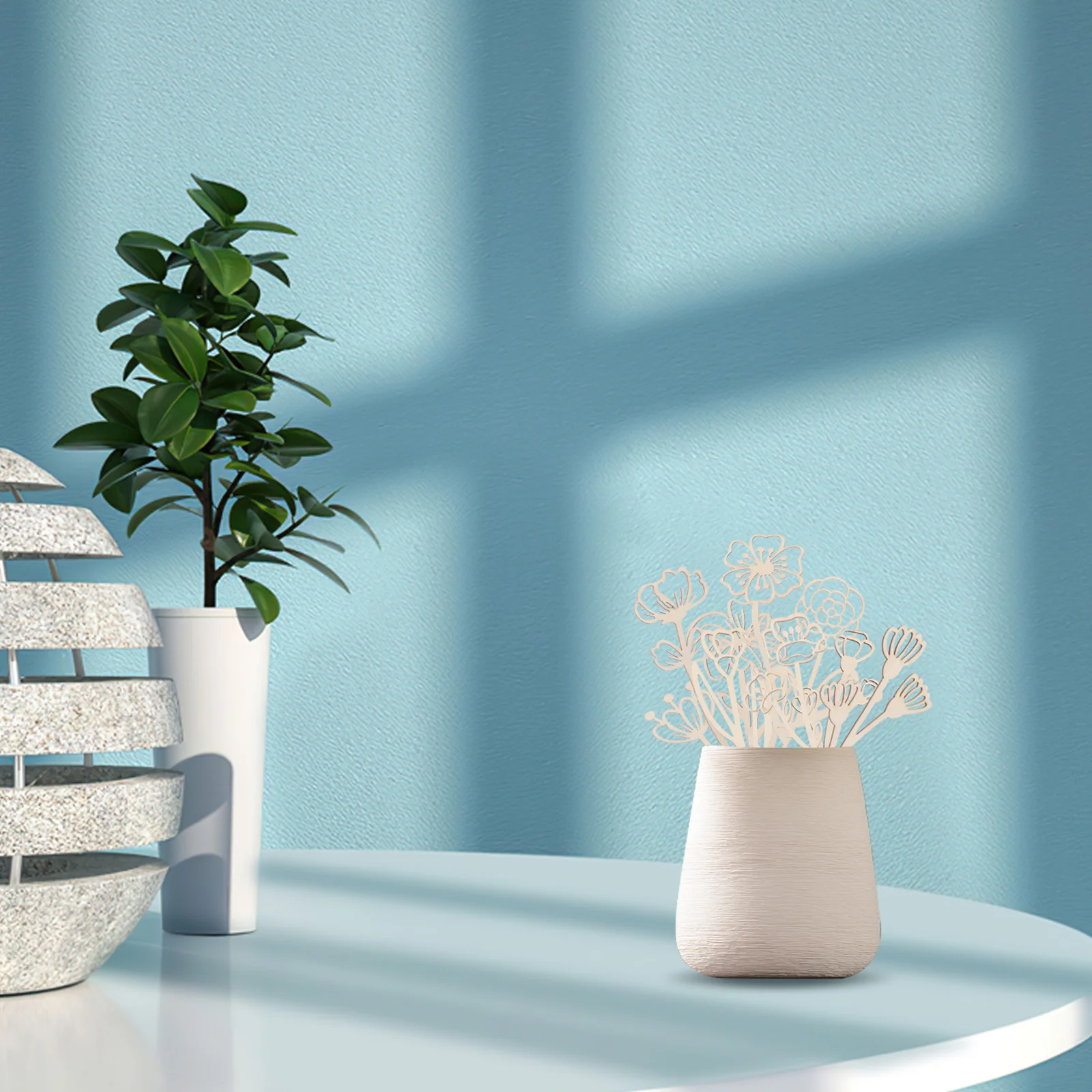 

16Pcs Wooden Wildflower Decor DIY Rustic Flower Cutouts for Home Wedding Table Centerpieces Wood Flowers Wood Flower Wall Decor