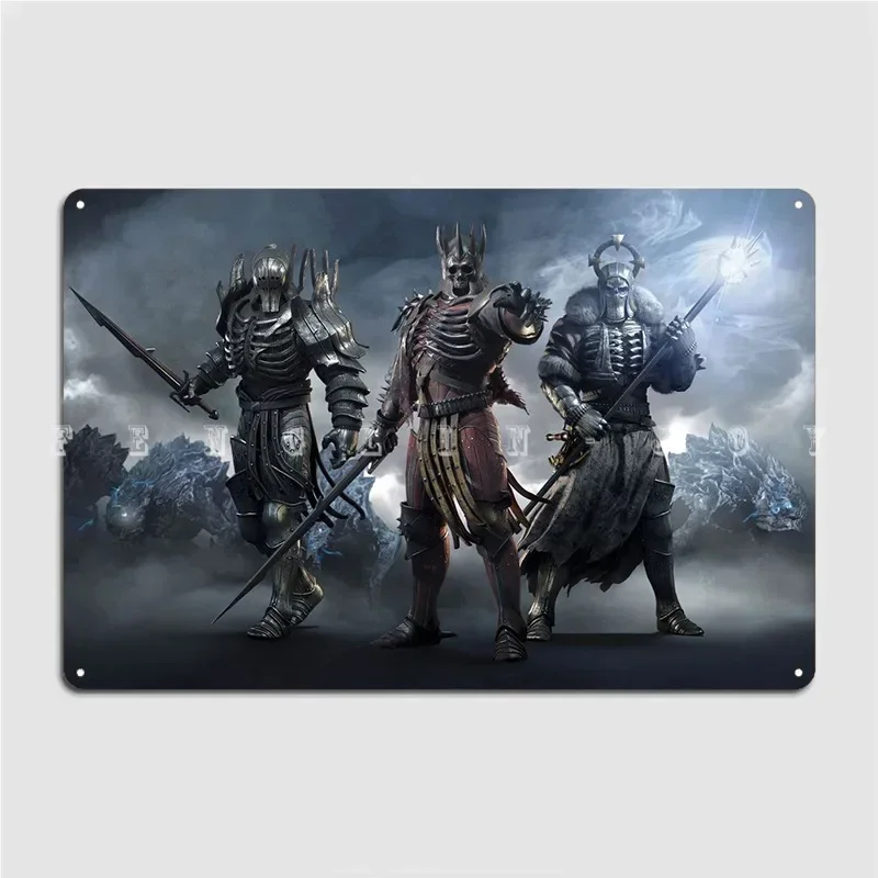 Wild Hunt Poster Metal Plaque Wall Mural Printing Home Wall Decor Tin sign Poster