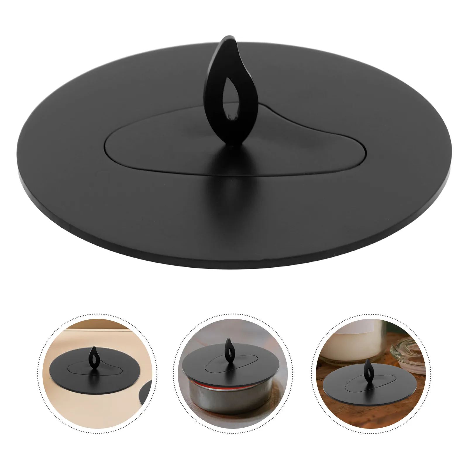 Luxury Stainless Steel Lid for Jar Candles - Flame Snuffer Cover with Heat Diffuser Function Ensures Even Wax Melting and
