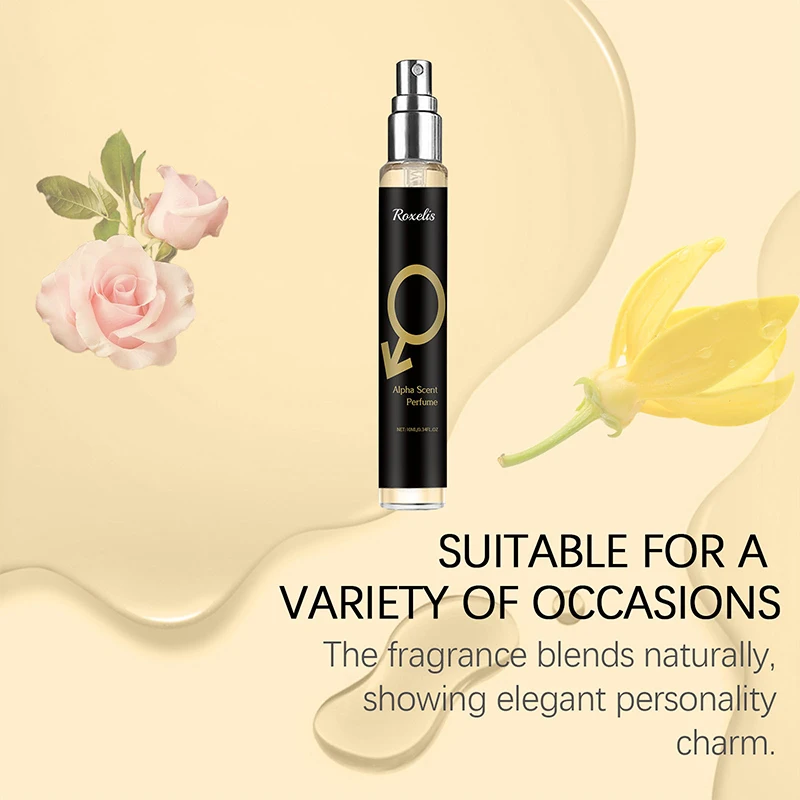 Perfume de Colonia encantador para hombres, Perfume para personas mayores que dura 10ml, fragancia de cítricos y sol, Perfume para mejorar el temperamento