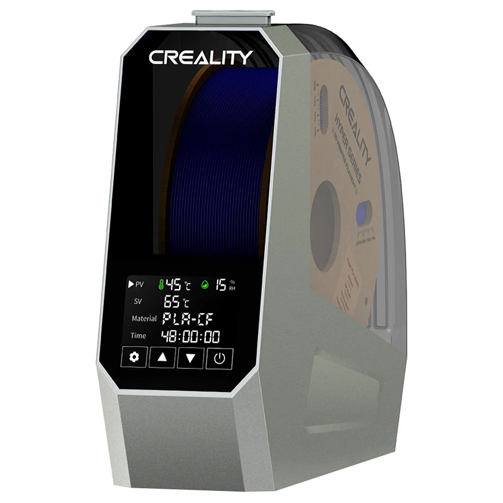 صندوق مجفف خيوط Creality Space Pi للطابعة ثلاثية الأبعاد، تسخين الهواء الساخن PTC 360 درجة، مؤقت 48 ساعة، شاشة LCD تعمل باللمس