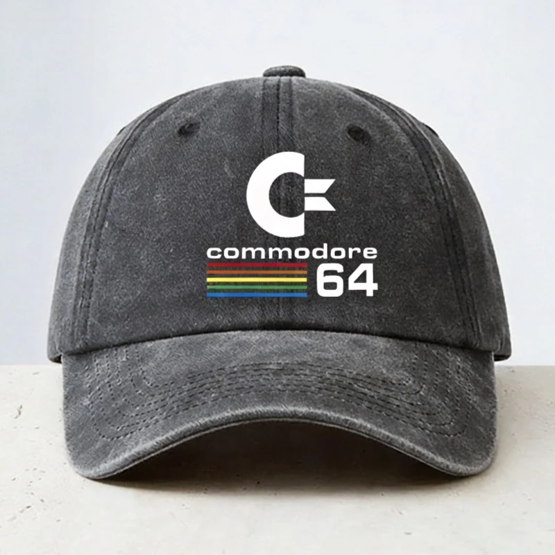 Commodore 64 Baseball Cap men women Adjustable C64 Amiga Computer Geek Nerd Hats summer casual sports Washed cowboy caps