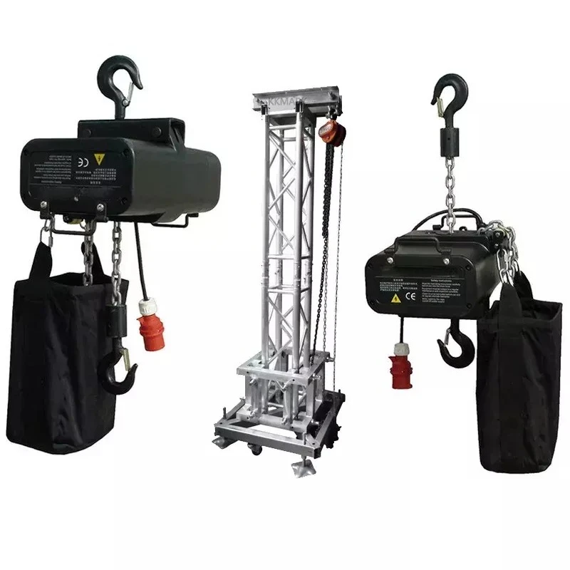 Stage winch for truss installation CE electric hoist black shell stage chain hoist 1 ton