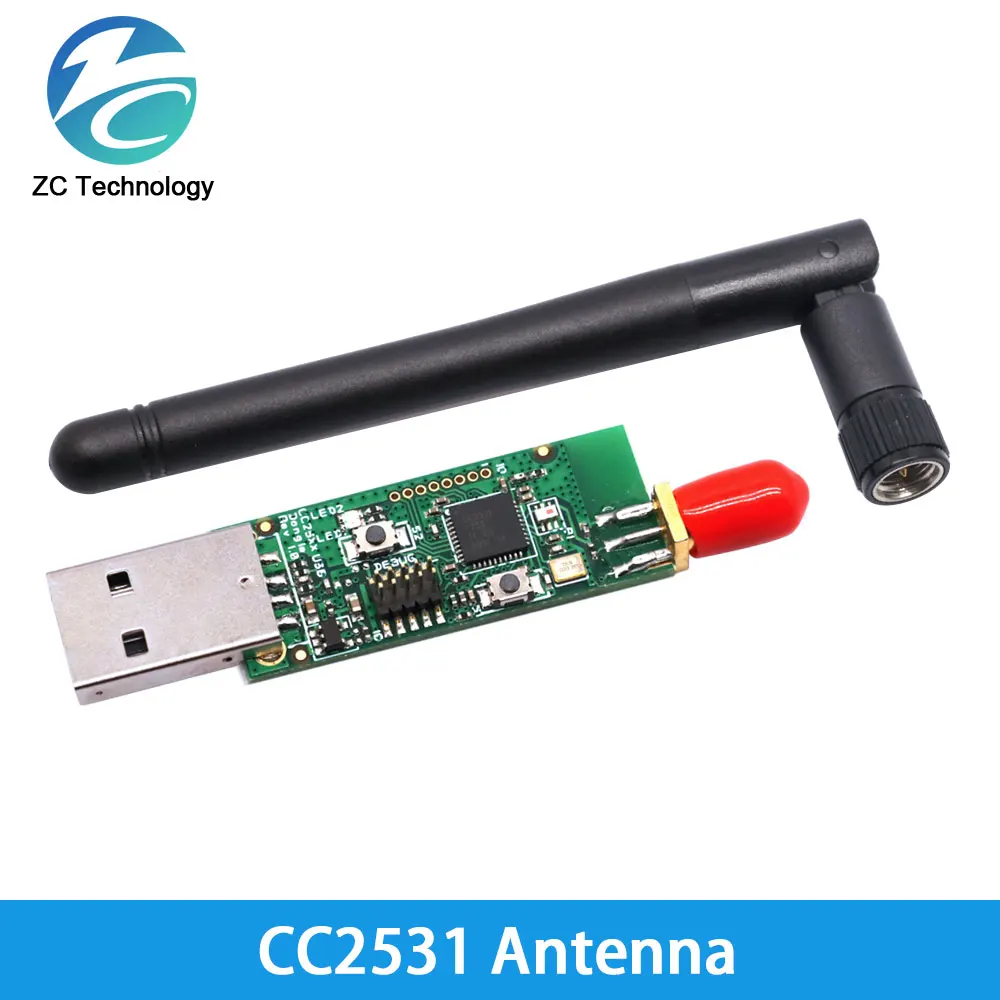 Wireless Zigbee CC2531 CC2540 Sniffer Bare Board Packet Protocol Analyzer Module USB Interface Dongle Capture Packet Module