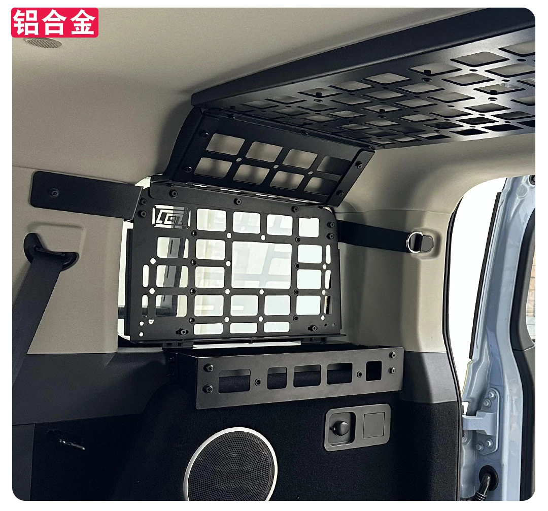 

Для GWM Tank 300 Tank300 Hi4-T 2020-2024 2025: Боковая полка на окно, кронштейн-органайзер для багажника, панель Molle для хранения мелочей