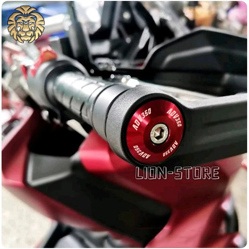 لهوندا ADV350 ADV 350 2022 2023 2024 2025 دراجة نارية الملحقات المقود نهاية قبعات CNC سبائك الألومنيوم #4