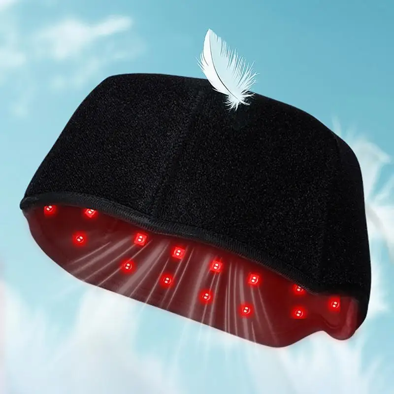 1 Set USB Charging Red Light Therapy Device 660nm 850nm Red & Infrared Light Hair Growth Cap Hair Loss Treatment