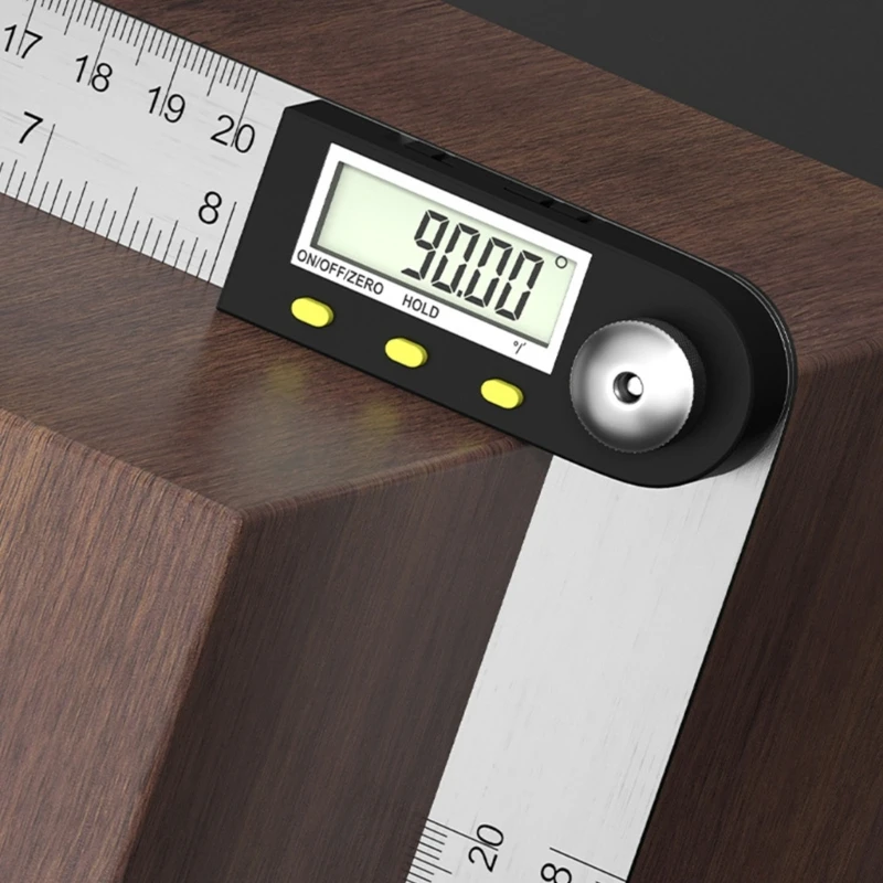 

Y6GD 200/300/500mm Digital Protractor With Clear LCD Screen 360 Degree Measurement