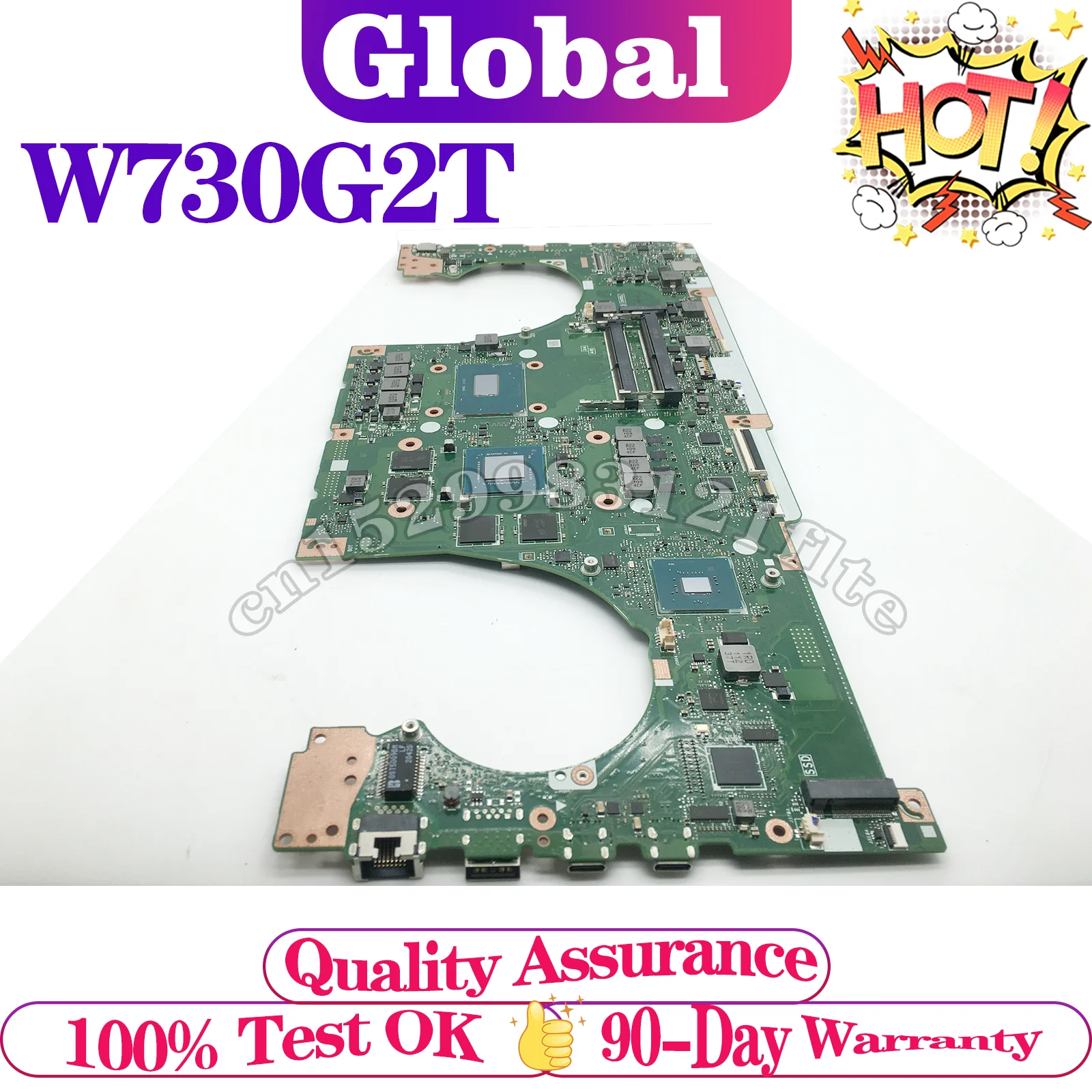 Placa base W730G2T W730 W730G1T para placa base de ordenador portátil ASUS i7-9750H CPU T1000 T2000 GPU