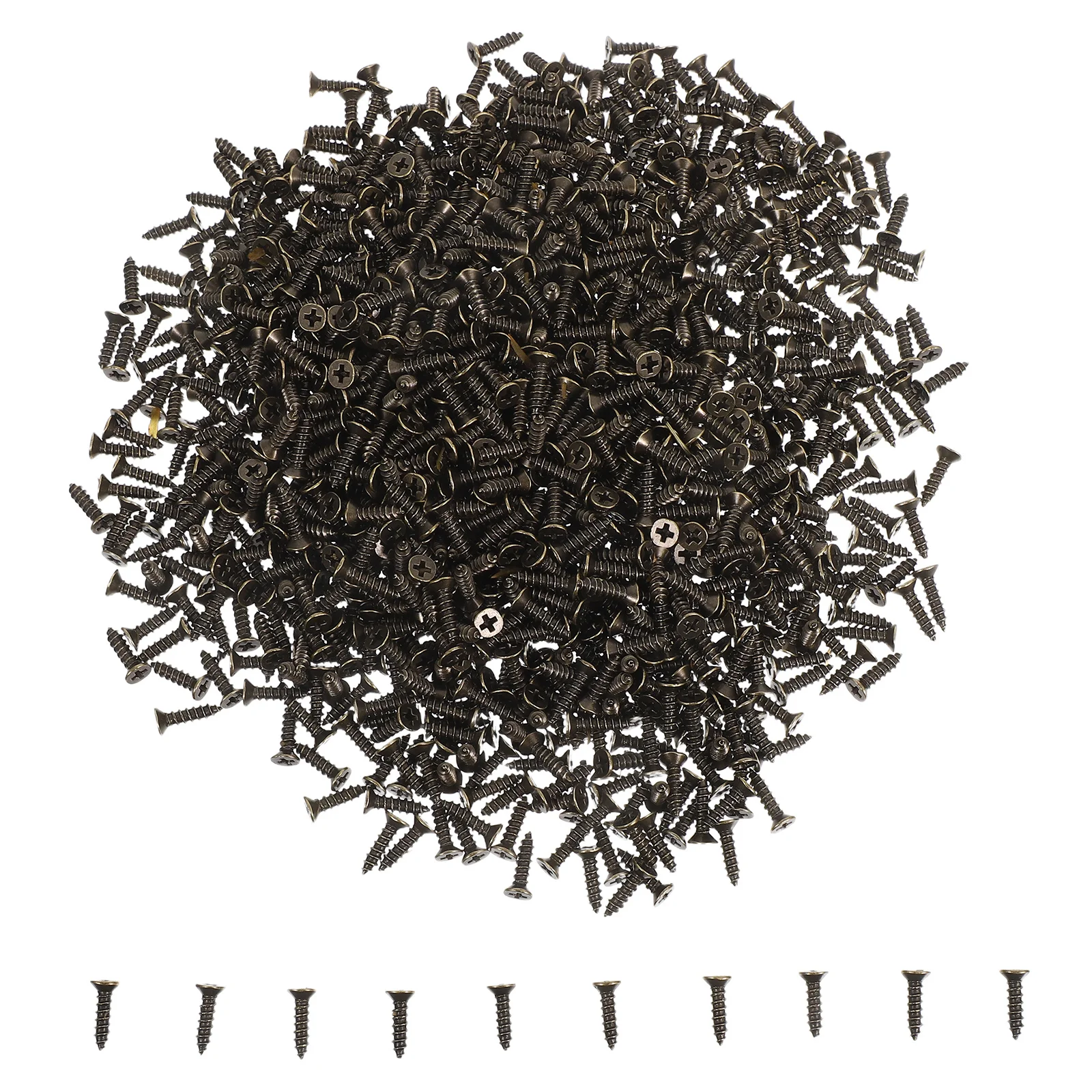 

900Pcs Electric Guitar Pick Guard Screws Selftapping Secure Fastening Durable Construction Vintage Finish Quick Assembly