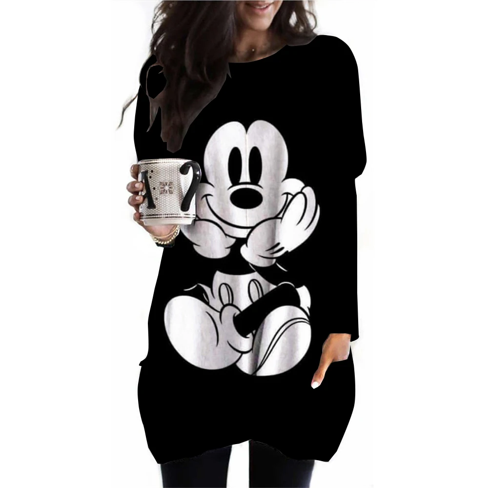 Disney Mickey Mouse Print Nurse Uniform Cute Minnie 3D Print V-Neck Pocket Medical Uniforms cartoon Nursing Scrubs Uniforme