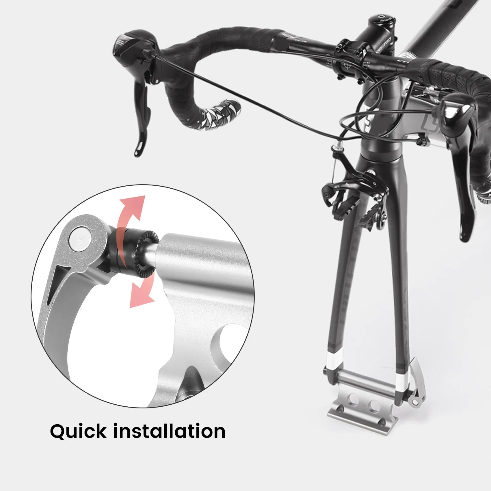 

ABVB-Bike Fork Mount Bicycle Truck Bed Roof Bike Rack Bike Fork Mount Block Truck Mount For MTB Road Bike