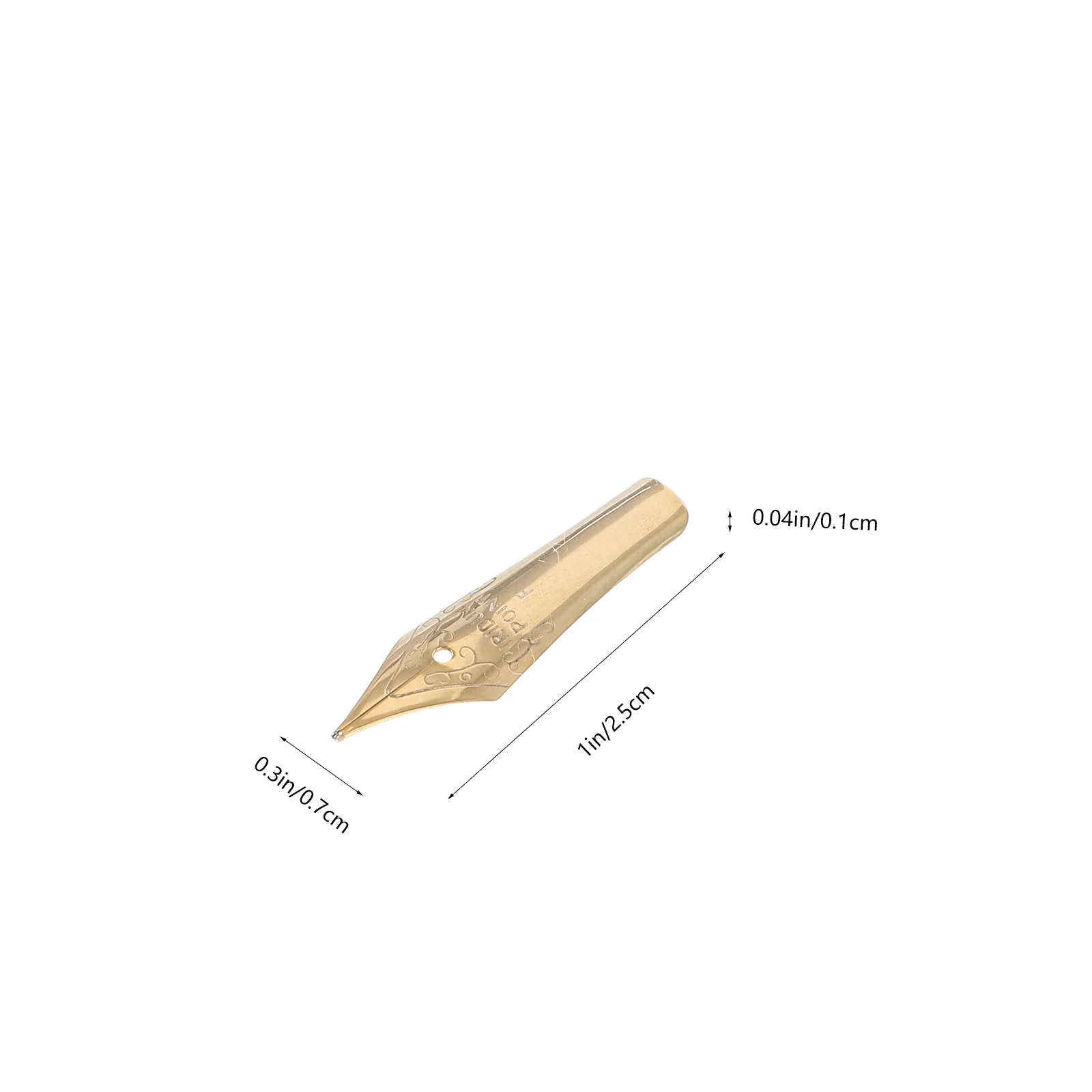 Acessórios de caneta estudantes nibs substituição substituível para ferramenta de metal de caligrafia