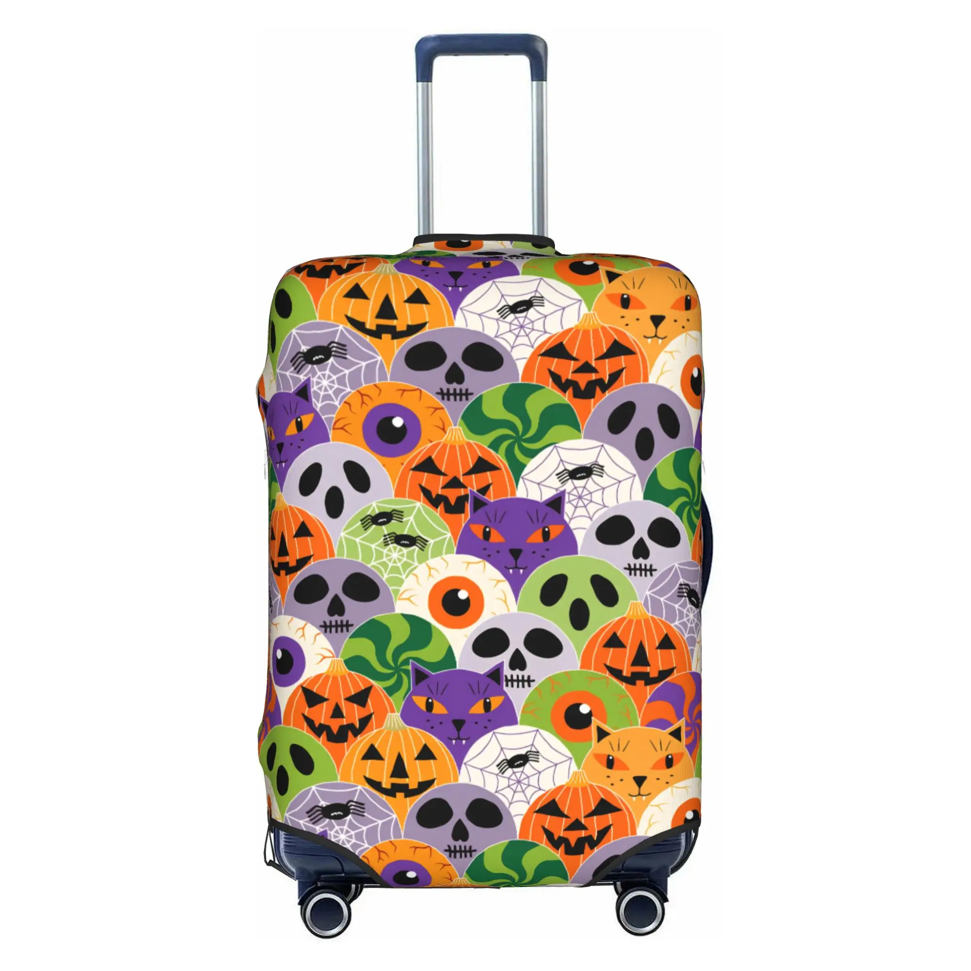 Pumpkin Halloween in Bright Classic  Luggage Cover Cute  Suitcase Protector Covers Suit For 18-32 inch