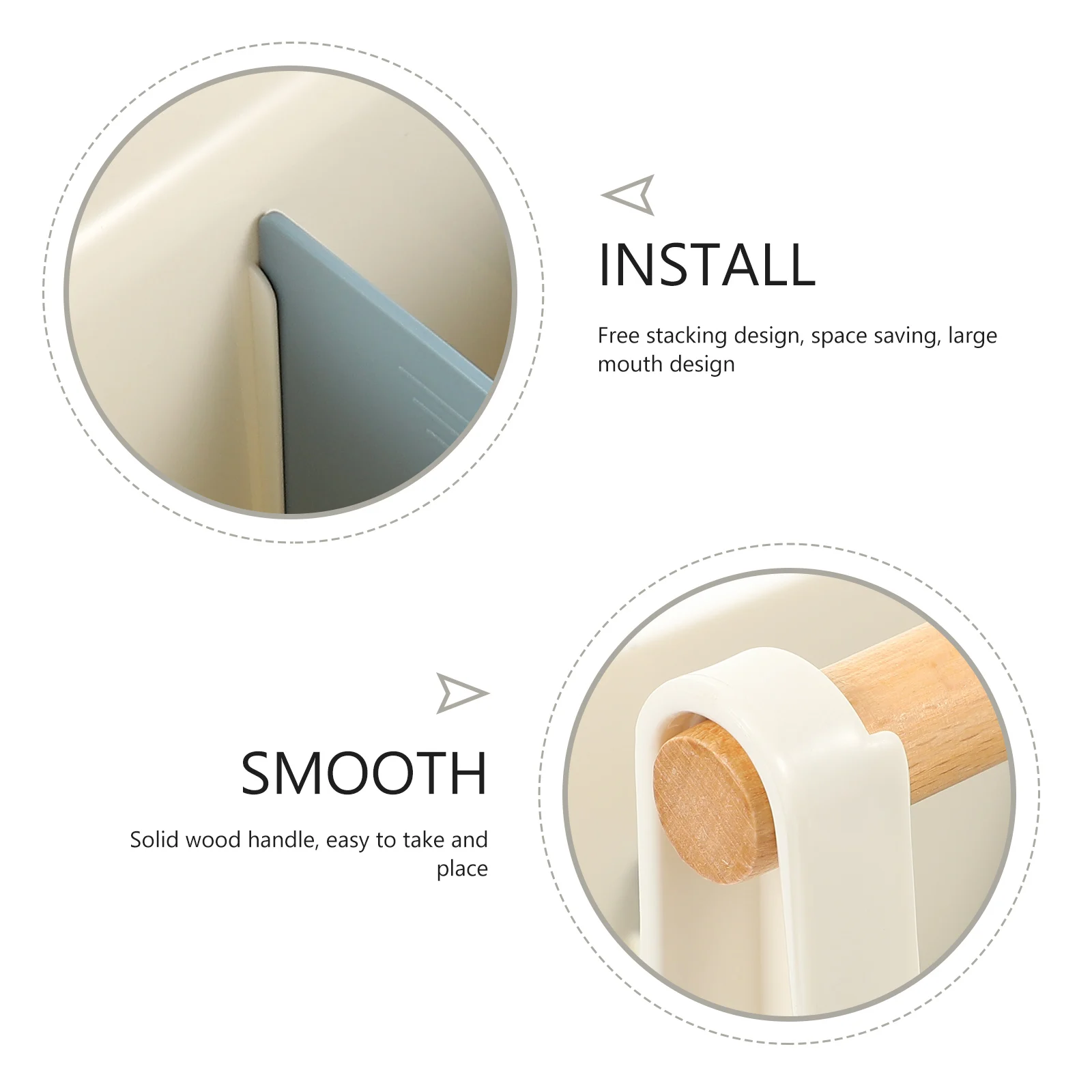 

Plastic Storage Gray Blue Portable Makeup Brush Desk Pen Sundries Home Bathroom Makeup Brush Holder Vanity Organizer