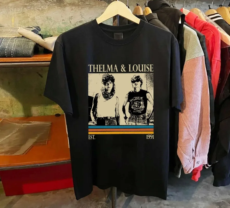 Thelma & Louise Movie Shirt Summer Men's and Women's Loose and Breathable T-shirt Top