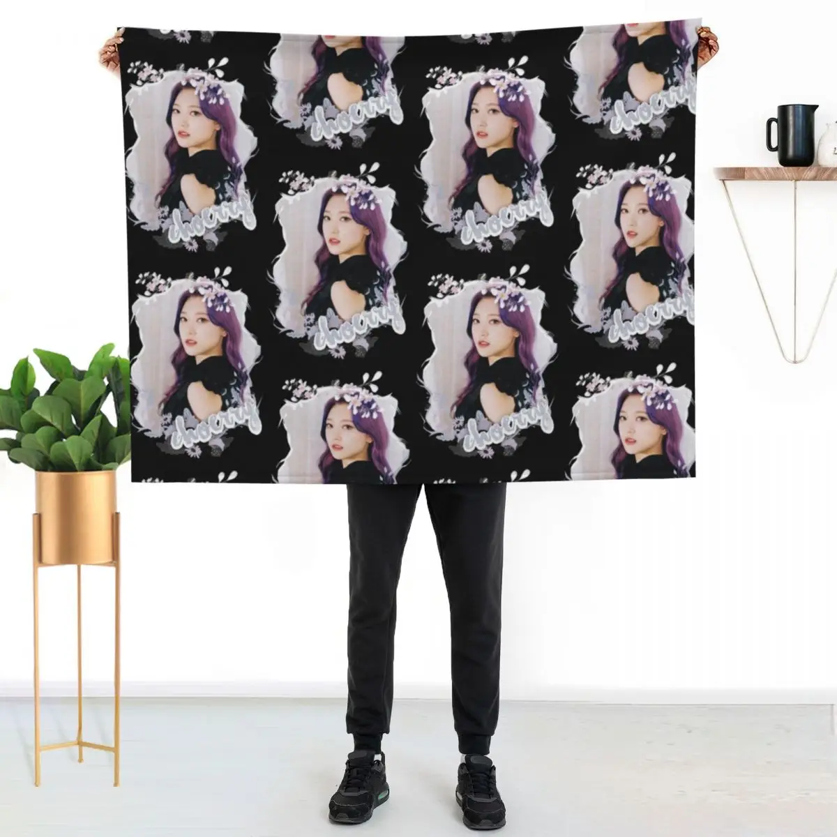 Loona - Choerry Throw Blanket Cozy Home Blanket Gift for Christmas Holiday