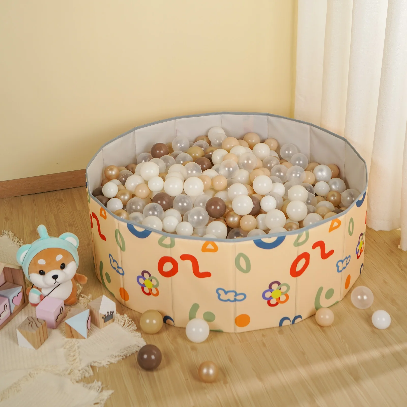 1 pz/set Oxford Panno Piscina di Palline Portatile Palla Pit Piscina Forma Rotonda Gioco All'aperto Per I Bambini Regalo Di Compleanno (Senza palle)