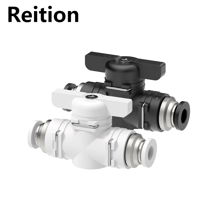 

Reition 10 шт. BUC 4 мм 6 мм 8 мм 10 мм 12 мм Пневматический вставной соединитель Ручной клапан для переключателя поворота Ручное ограничение шарового тока