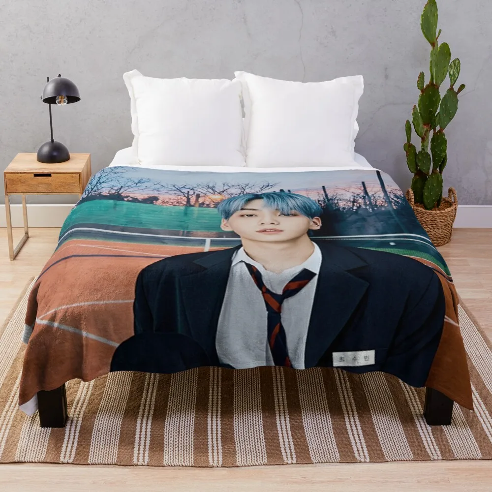 soobin Throw Blanket