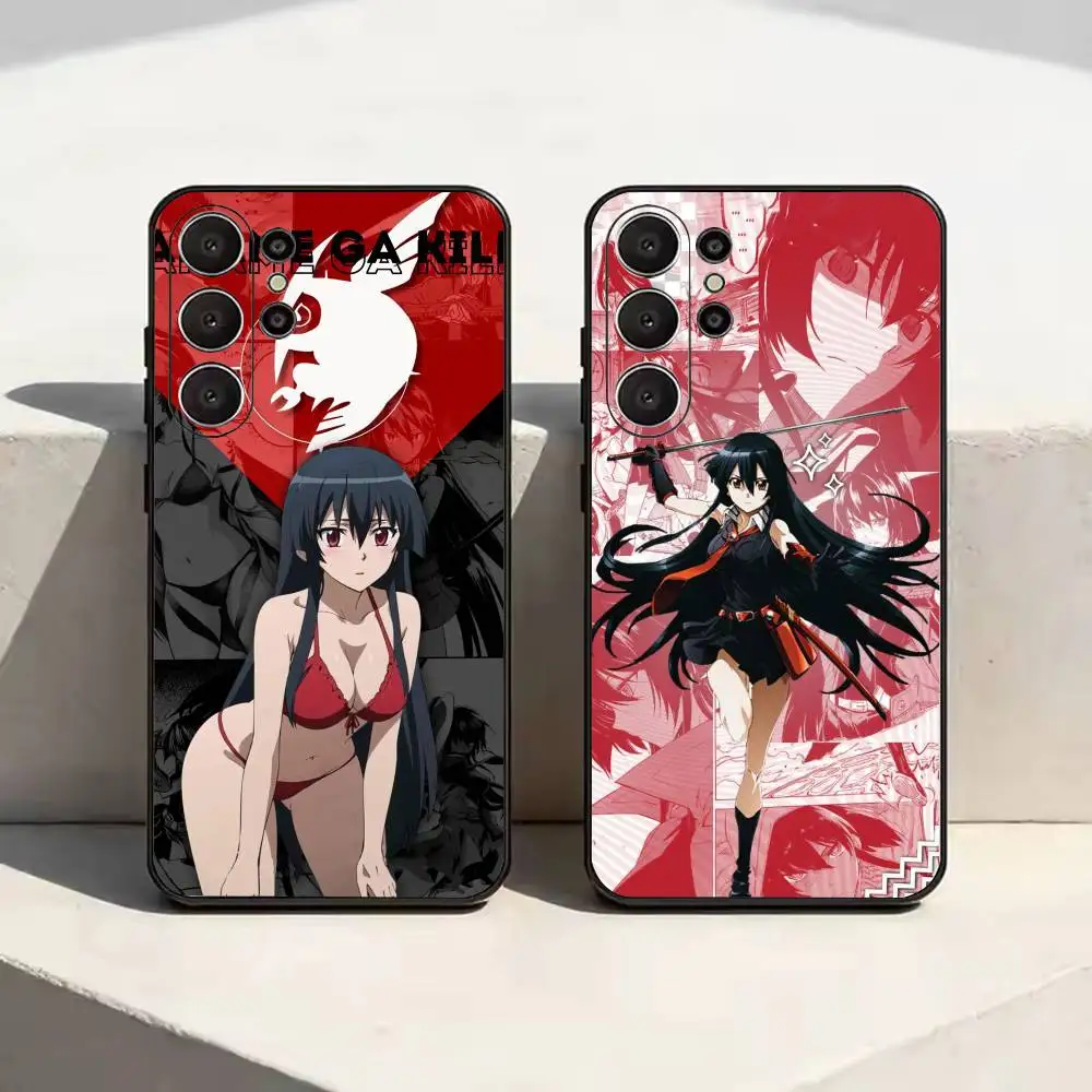 Dark Fantasy Rebel Swordswoman A-Akame-s  Soft Silicone Phone Case For Samsung S26,25,24,21,22,21,20,Ultra,Plus,Fe, Lite