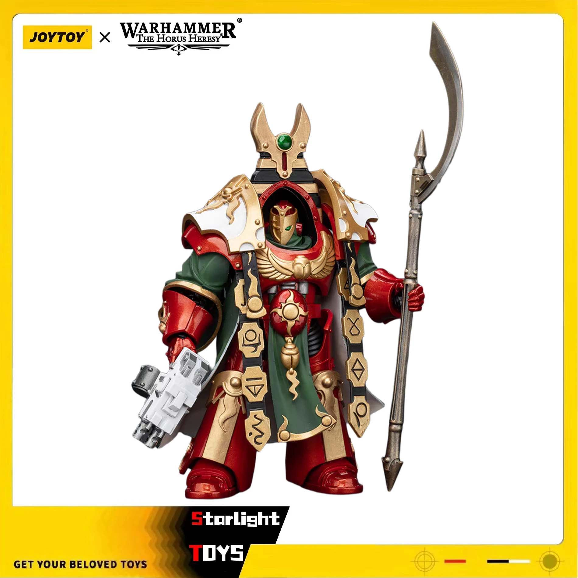 

JOYTOY 1/18 Action Figure Warhammer 40K Thousand Sons Legion Praetor in Cataphractii Terminator Armour Toys Model Collection