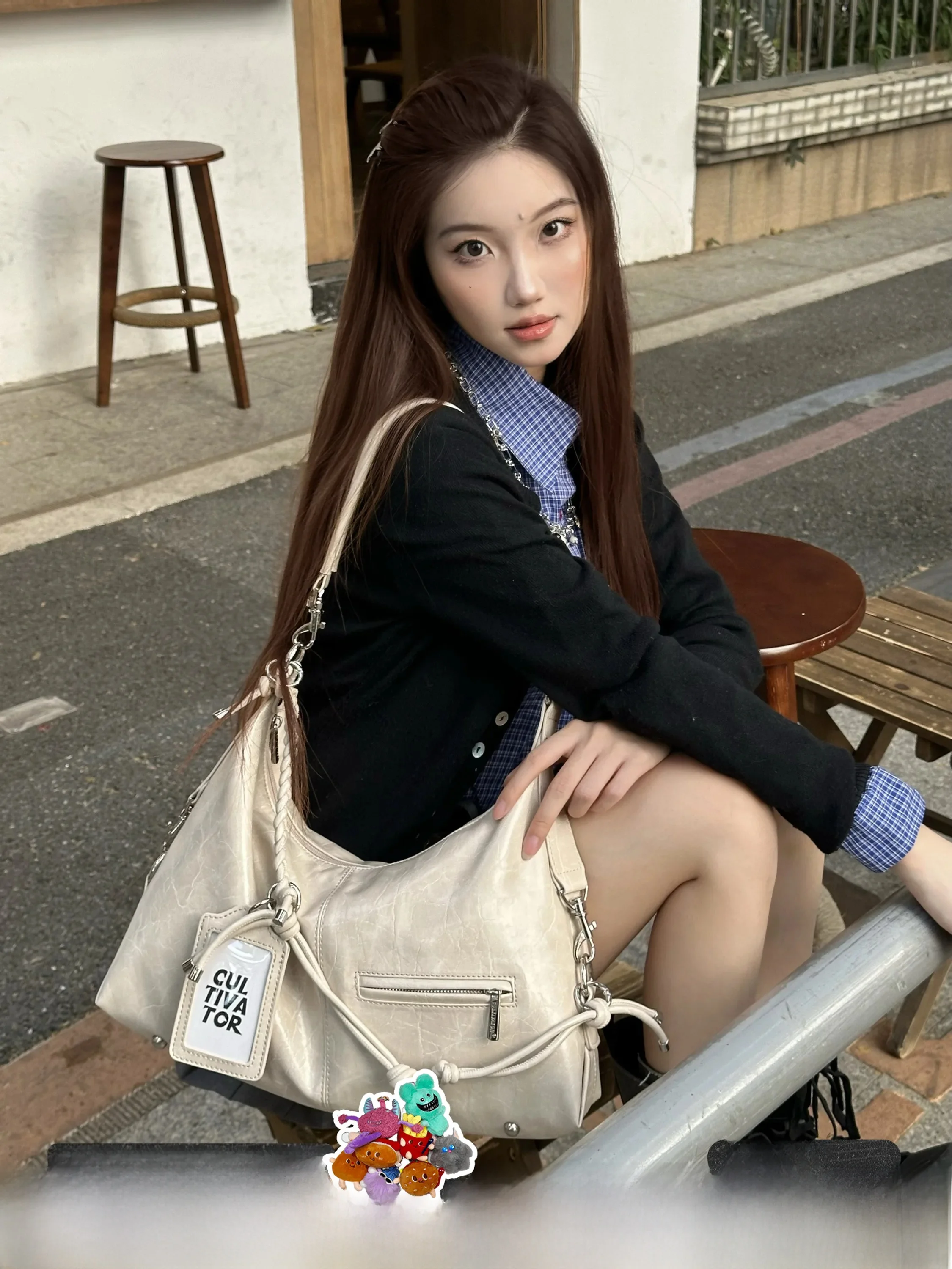 

Original Cultivator Hobo Underarm Bag Women's Retro Versatile Single Shoulder Crossbody Commuter Tote Bag 2026 New Fashion
