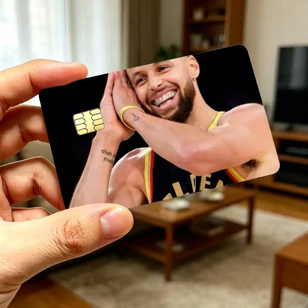 1PC S-Stephen C-Curry Credit Card Stickers Skin For Bank Debit Decorative Protection Scratch-resistant Gift