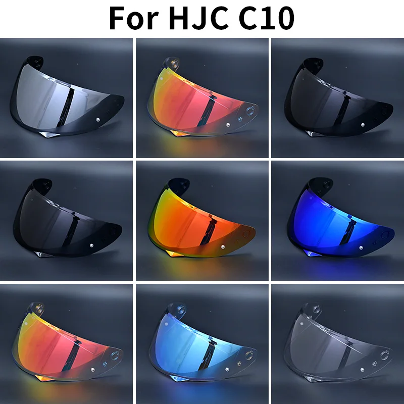 Козырек для мотоциклетного шлема для HJC C10, анфас, лобовое стекло, защита от УФ-лучей, универсальная противотуманная пленка, аксессуары для мотоциклов Козырек для мотоциклетного шлема для HJC C10, анфас, лобовое стекло, защита от УФ-лучей, универсальная противотуманная пленка, аксессуары для мотоциклов