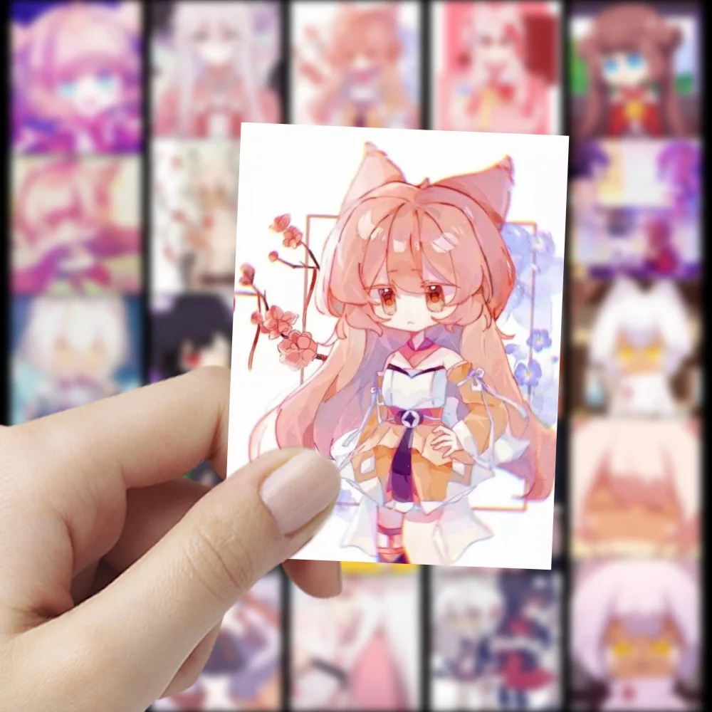 60 SZTUK Zdjęcia kotów Animacja Kreskówka Dekoracja Walizka samochodowa Etui na telefon komórkowy Naklejki materiałowe na notebooka