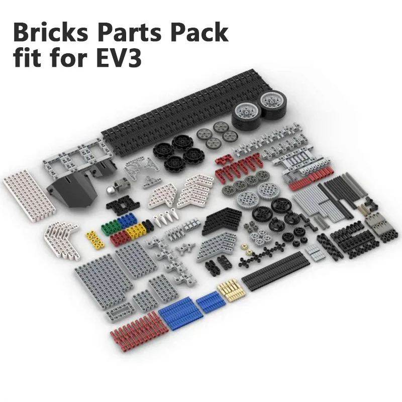 Mindstorms EV3 9898 Parts 45560 Fit for Robot EV3 45544 Core Set MOC Building Blocks Parts Bricks Kit Diy STEAM Education Toys