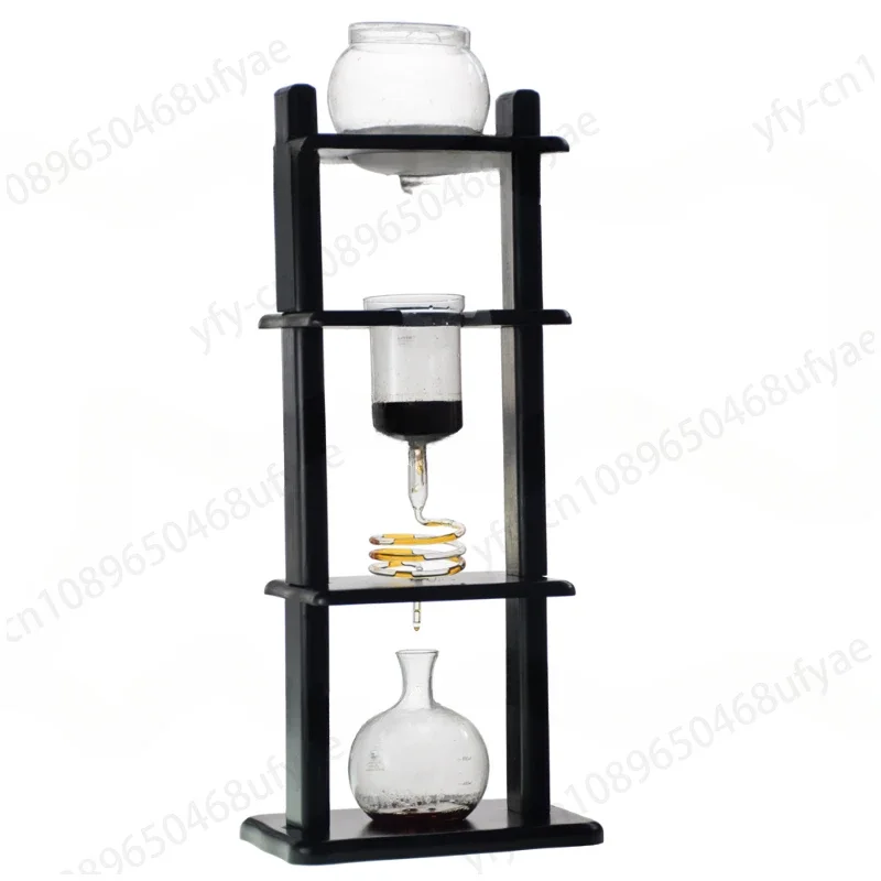 1000ml Large Capacity Black Glass Cold Brew Maker Slow Drip Ice Coffee Machine Cold Brew Coffee Tower