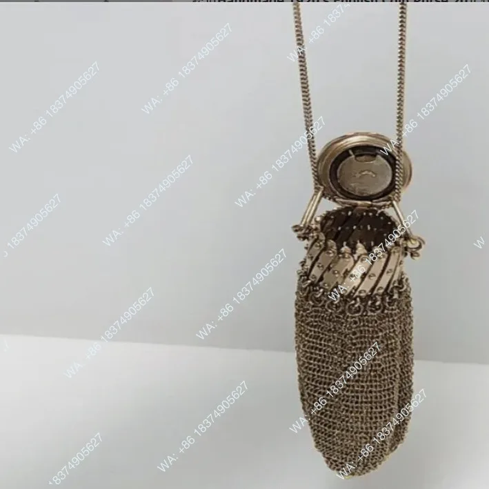 1Pcs handmade silver coin wallet