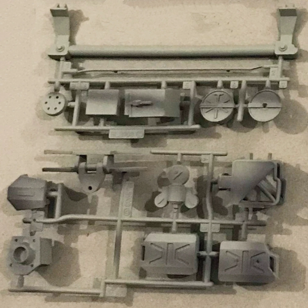 3908 Dekoracyjna plastikowa torba na części do modelu czołgu Henglong 1/16 British Challenger II RC Akcesoria
