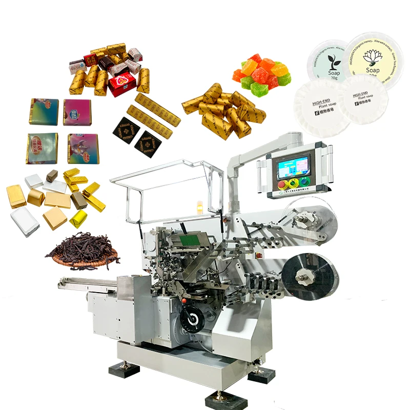 Custom price cheap automated multi function fold small solid soap packaging machine