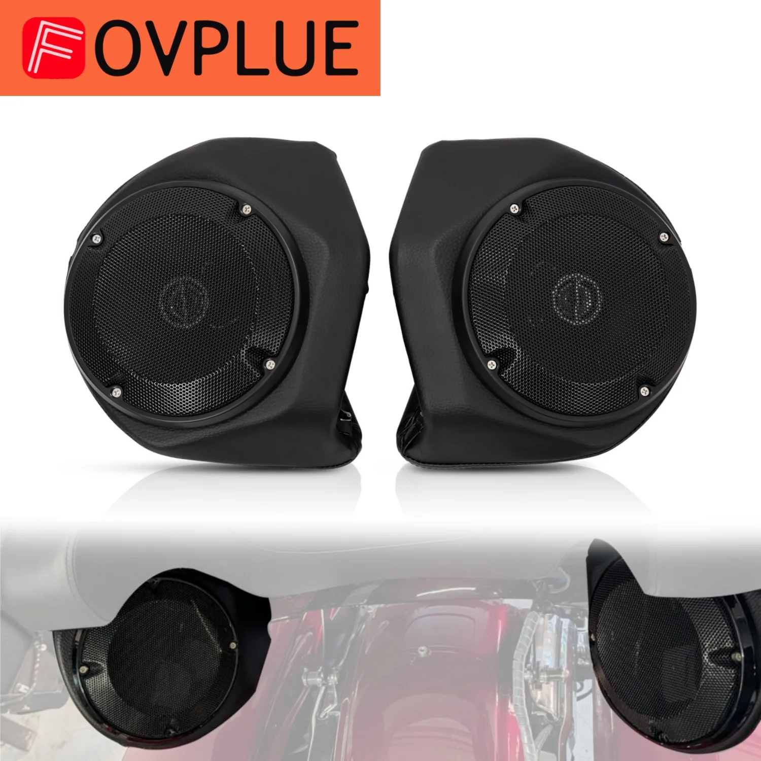 

Motorcycle accessories 6.5" Rear Speaker Pods Cover For Harley Touring Electra street Glide Road Ultra Limited Tri Glide 2014-UP