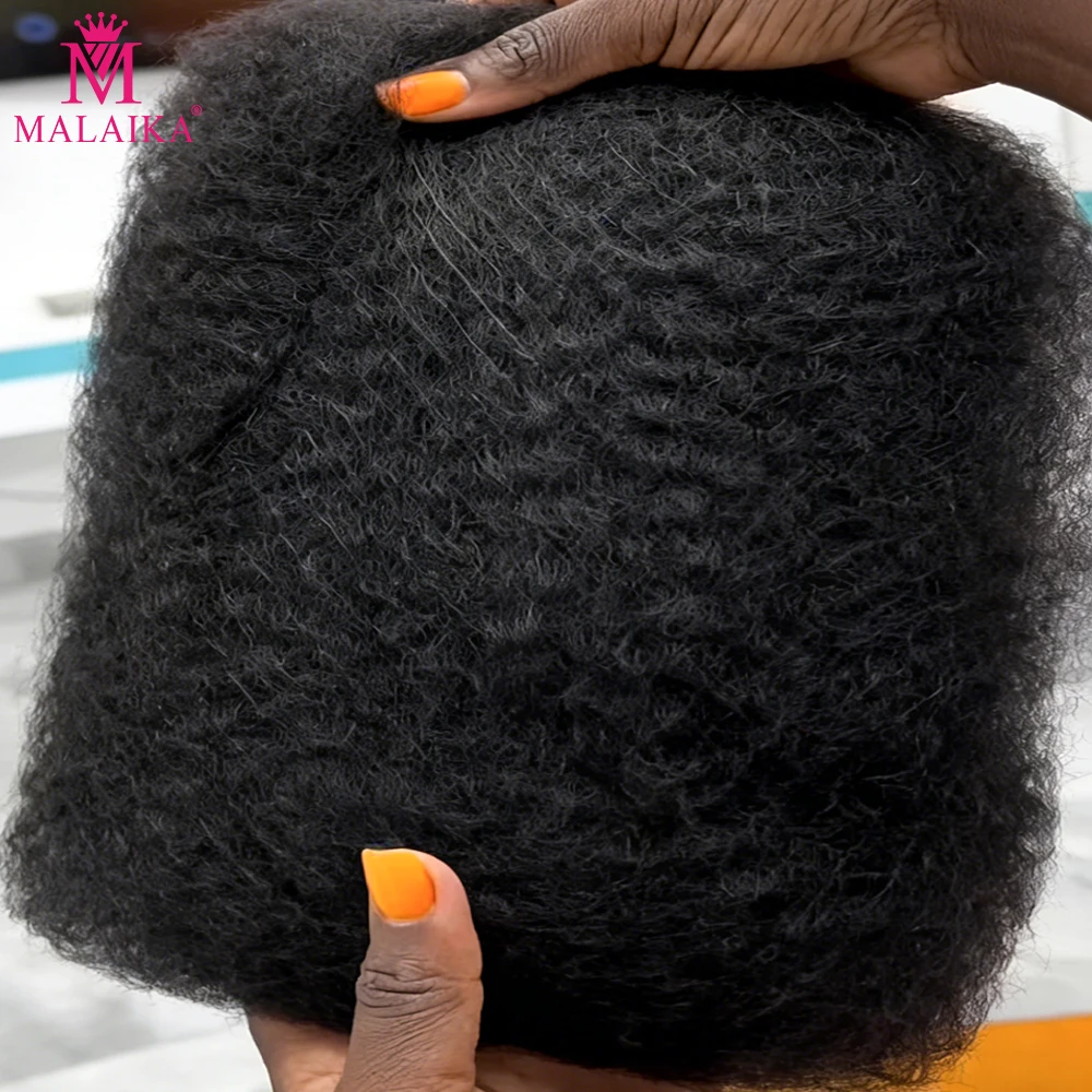 

Super Double Drawn Afro Kinky Bulk Crochet Virgin Human Hair Extensions 1B# 27# 30# 4# for Mini Twists Braids Microlocs Repair