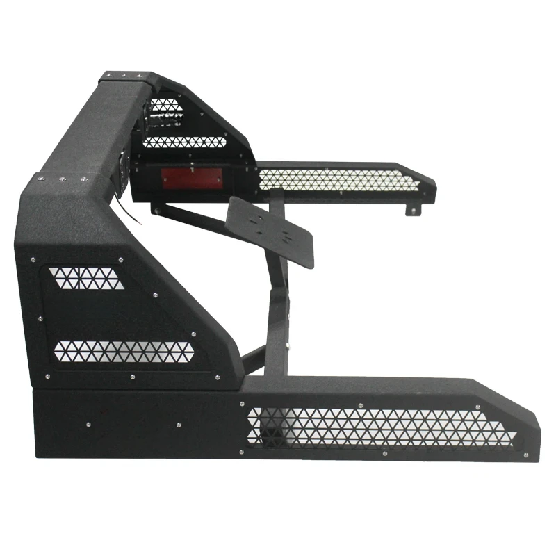 

Modification Matte Black Steel Roll Bar With Tire Rack for F150 2014-2023 Pickup Truck