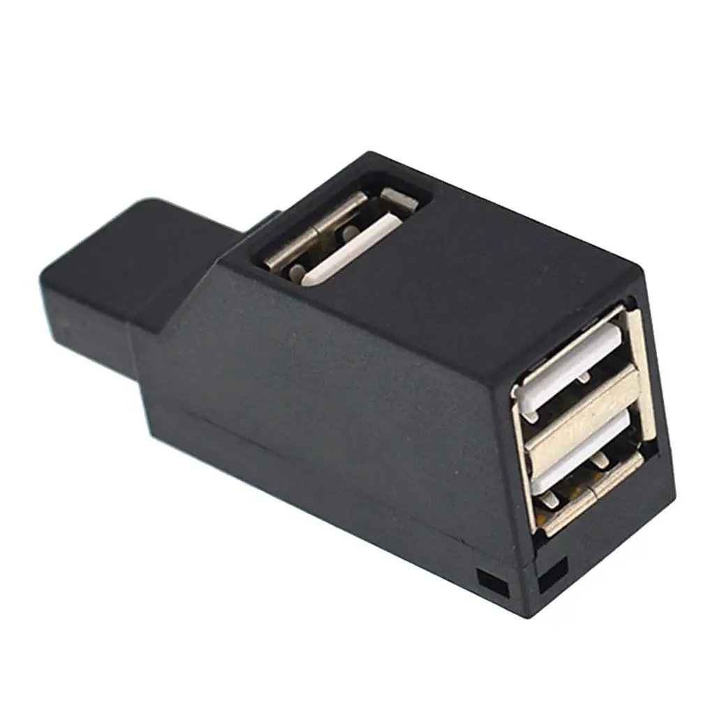 Portable USB2.0 Hub Converter Mini Splitter Multi USB Adapter 480mbps for Home Office Computer