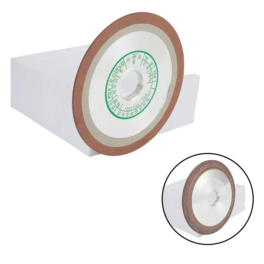 Resin Bond Grinding Wheel 5 and 6 Inch Diameter for Carbide Milling Cutters with Strong Grinding Force and Good Polishing Effect
