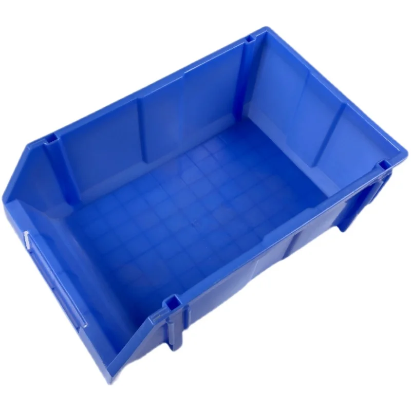 Build Up Type Stack-able Thicken HDPE Plastic Shelving Combined Tool Spare Parts Box Warehouse Storage Bin Cabinet