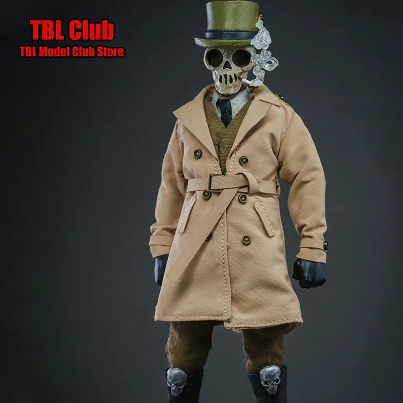 4 Colors 1/12 Male Soldier Casual Trench Coat British Business  Lapel Double Breasted Mix Jacket Fit 6inch  Action Figure Body