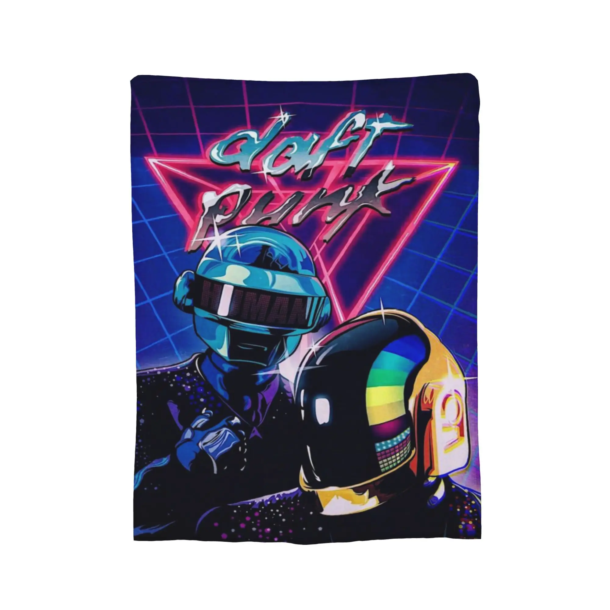 ダフト・パンク・エレクトロニック・ミュージック・ブランケット・ソフト・フランネル・ノベルティ・ギフト・スローブランケット・プラッシュ・薄いキルト