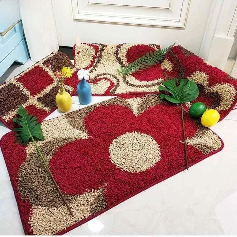 

Современный Простой Нескользящий Придверный Коврик для Спальни, Гостиной, Прихожей, Ванной Комнаты, Домашний Противоскользящий Коврик