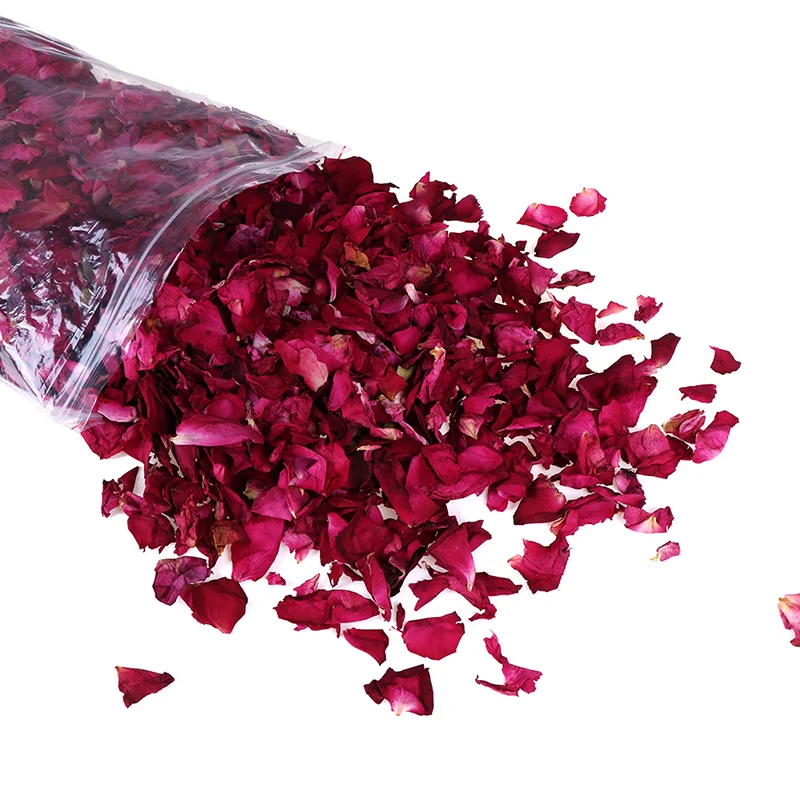 50g Bathing Supply Romantic Natural Dried Rose Petals Bath Milk Bath Dry Flower Petal Spa Whitening Shower Bath Products Bath